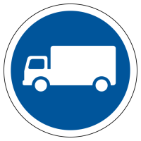 Goods Vehicle Command Sign